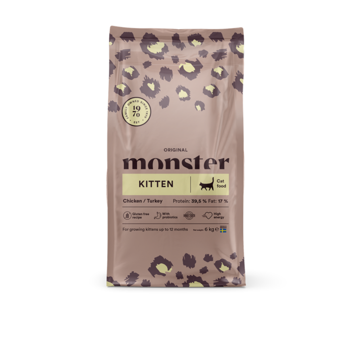Monster Cat Original Kitten Chicken & Turkey 6 kg