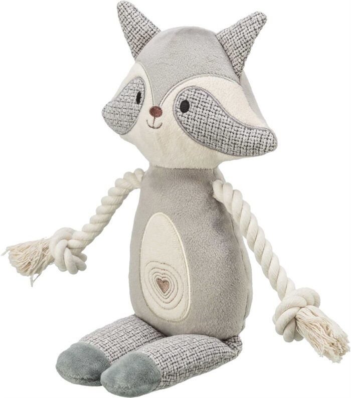 Tvättbjörn, plysch/tyg, 33 cm