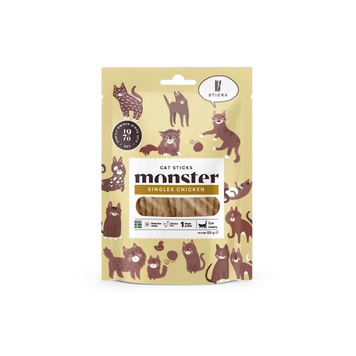 Monster Pet Food Minis treats Chicken & Cheese 60 g