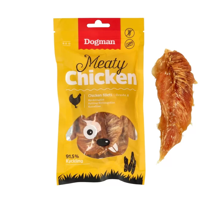 Meaty Slices of Chicken Hundgodis