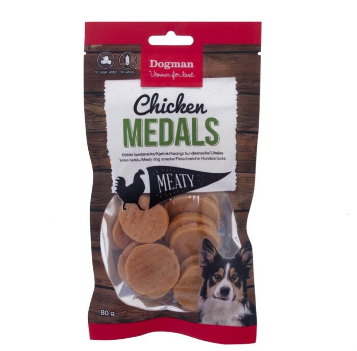 Dogman Chicken Medals 80g