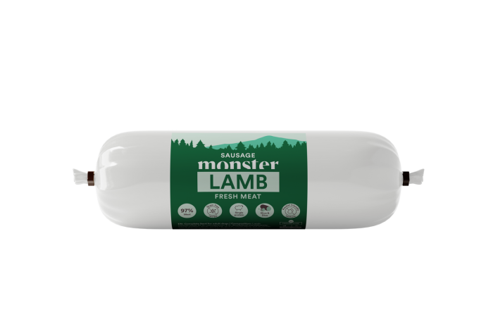 Monster Dog Sausage Lamb– 400 g