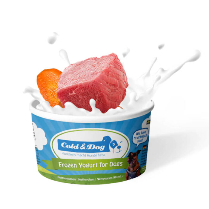Cold and Dog Frozen EKO Yogurt Ice Cream Nöt