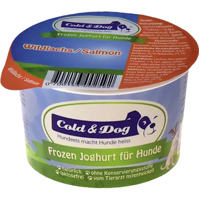Cold and Dog Frozen Yogurt Ice Cream Vild Lax