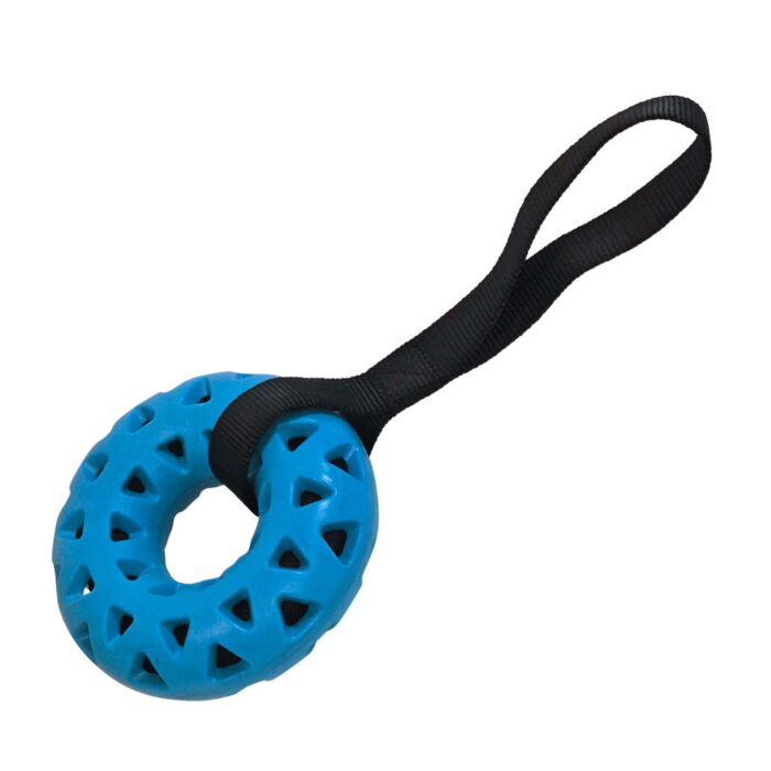 TPR foam ring with nylon loop 14 cm