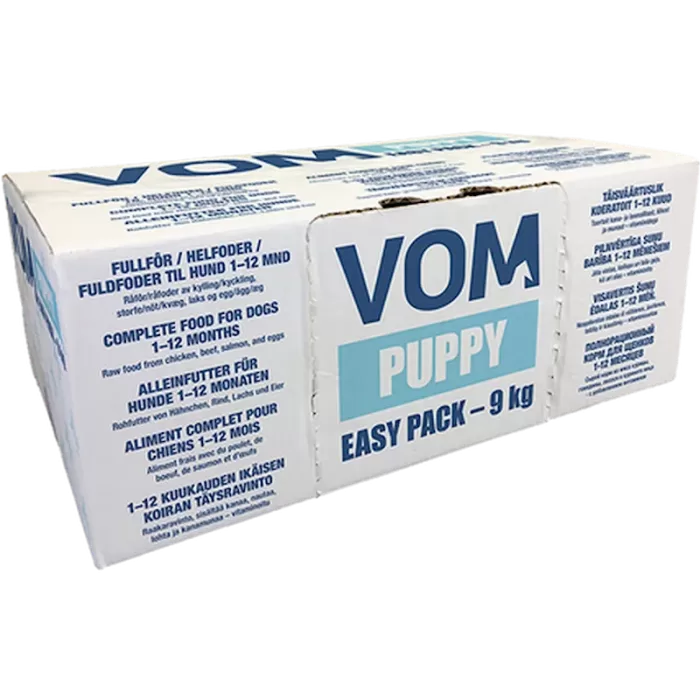 VOM PUPPY 9 kg Easy Pack (250 gr) 9 kg *kyckling, nöt, lax & ägg.