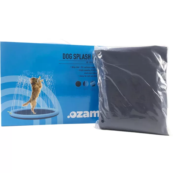 Dog Splash Pool Ø150cm Blå