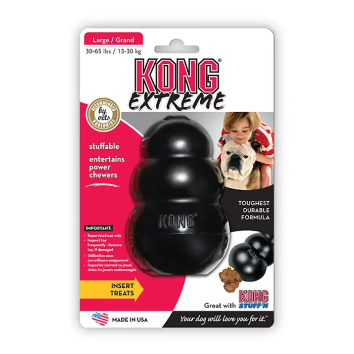 Kong Extreme Svart L 11x7cm