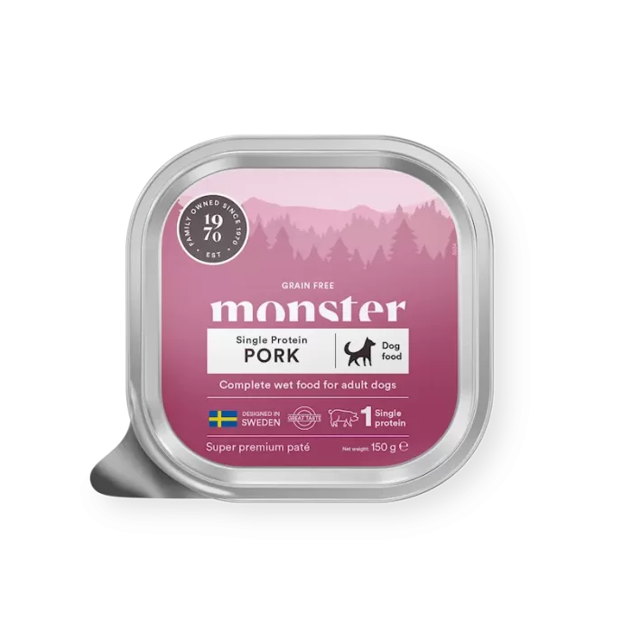Monster Pet Food Dog Pork Paté 150 g